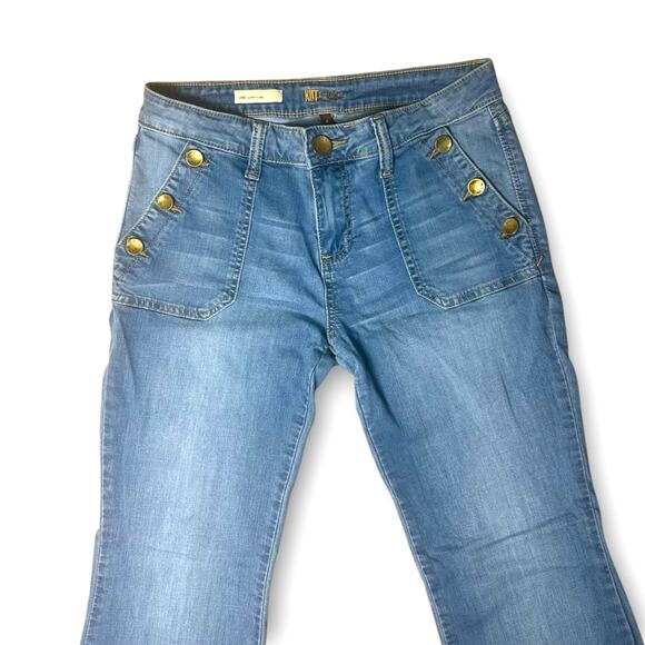 Women's kut from kloth Jane Super Flare Light Blue Jeans size 4 - Picture 5 of 14